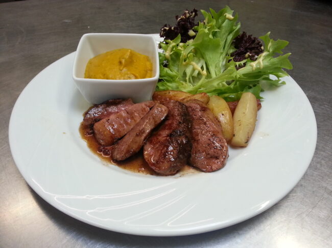 Plat du restaurant Atelier H à Quimperlé
